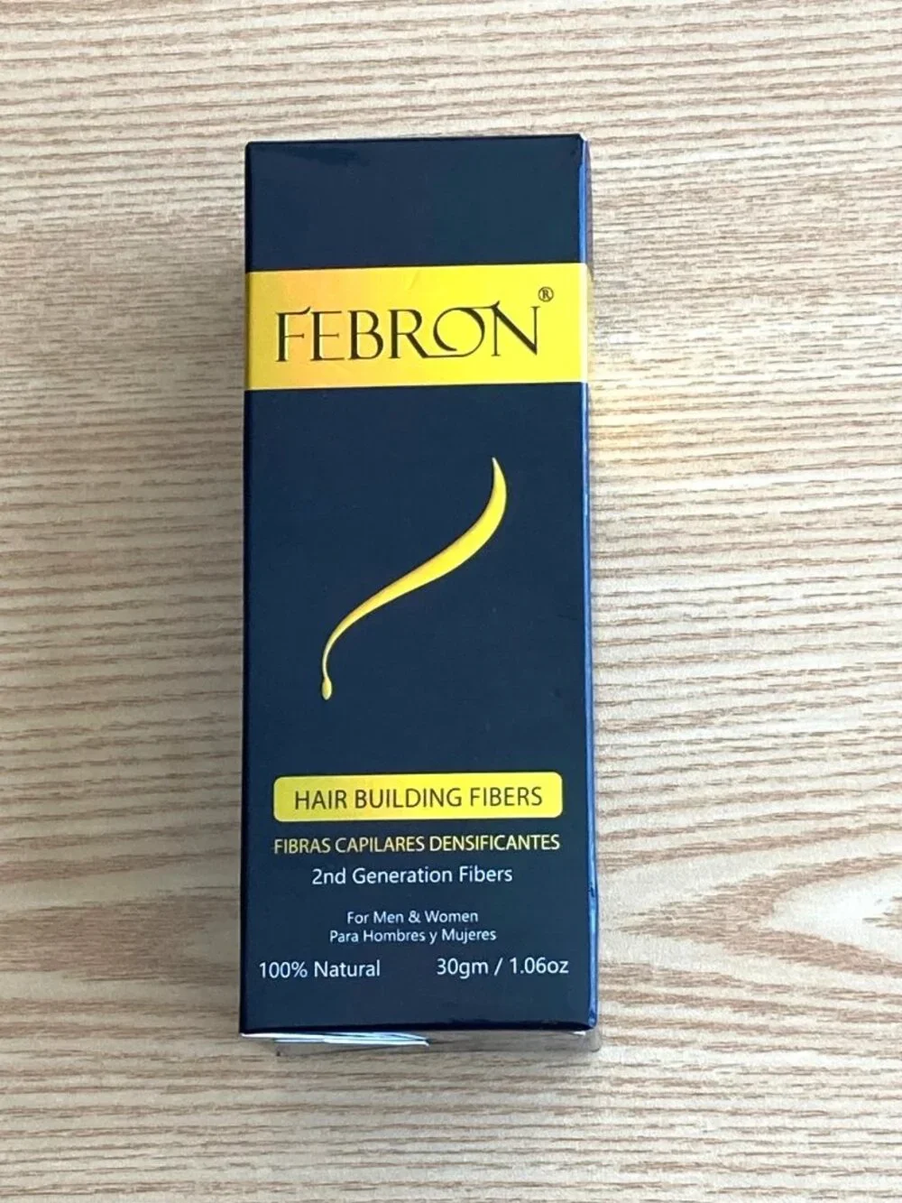 Febron Hair Building Fibers Light Brown Unisex 1.06 oz